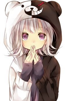 anime girl in a hoodie